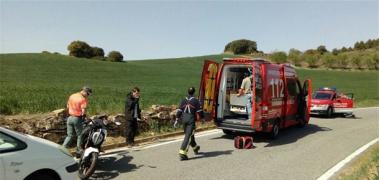 accidente carretera ambulancia