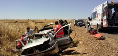 accidente coche ambulancia