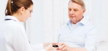 diabetes enfermera paciente