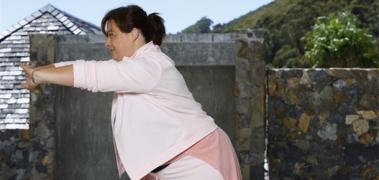 mujer obesa ejercicio