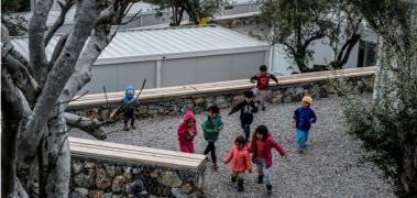 niños refugiados